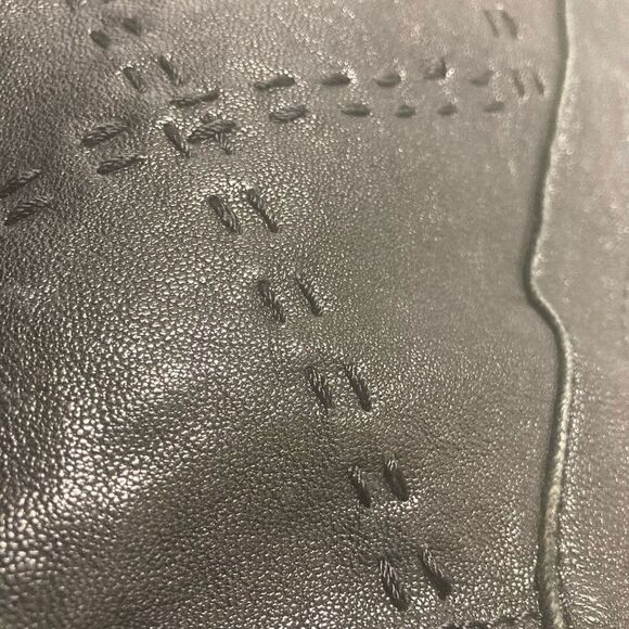 CHOCOLAT BLU Women’s Vegan Leather Handbag Black 10X4X12 Shoulder Bag Tote‎ - Picture 8 of 9